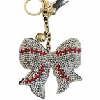LGS Charms - Sports - Rhinestone Keychain Fashion Accessory with Tassel