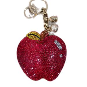 LGS Charms - Food & Drinks - Rhinestone Keychain Fashion Accessory with Tassel