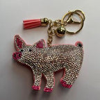 LGS Charms - Animals - Rhinestone Keychain Fashion Accessory with Tassel