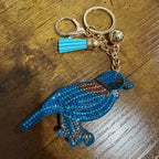 LGS Charms - Birds - Rhinestone Keychain Fashion Accessory with Tassel