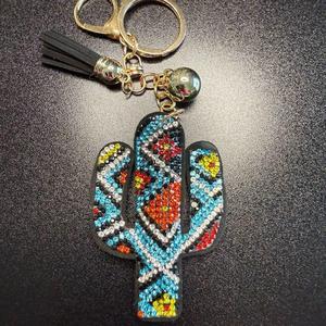 LGS Charms - Western - Rhinestone Keychain Fashion Accessory with Tassel