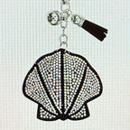 LGS Charms - Sea Life - Rhinestone Keychain Fashion Accessory with Tassel