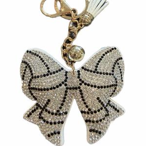 LGS Charms - Sports - Rhinestone Keychain Fashion Accessory with Tassel
