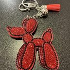 LGS Charms - Misc - Rhinestone Keychain for Zippy Bag Fashion Accessory with Tassel