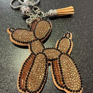 LGS Charms - Misc - Rhinestone Keychain for Zippy Bag Fashion Accessory with Tassel