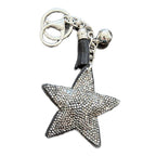 LGS Charms - Stars & Initials - Rhinestone Keychain Fashion Accessory with Tassel