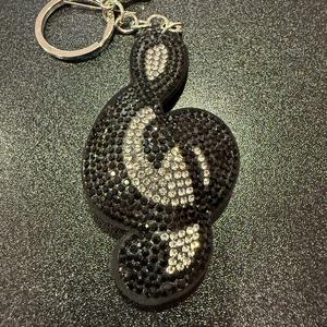 LGS Charms - Misc - Rhinestone Keychain for Zippy Bag Fashion Accessory with Tassel