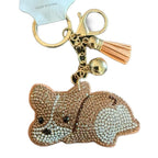 LGS Charms - Dogs & Cats - Rhinestone Keychain Fashion Accessory with Tassel