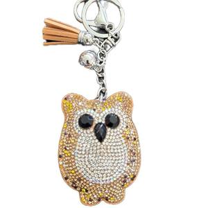 LGS Charms - Birds - Rhinestone Keychain Fashion Accessory with Tassel
