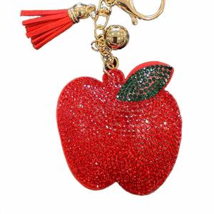 LGS Charms - Food & Drinks - Rhinestone Keychain Fashion Accessory with Tassel