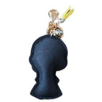 LGS Charms - Friends - Rhinestone Keychain for Zippy Bag Fashion Accessory with Tassel