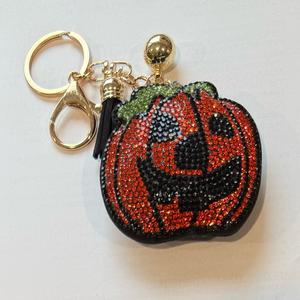 LGS Charms - Halloween - Rhinestone Keychain for Zippy Bag Fashion Accessory with Tassel