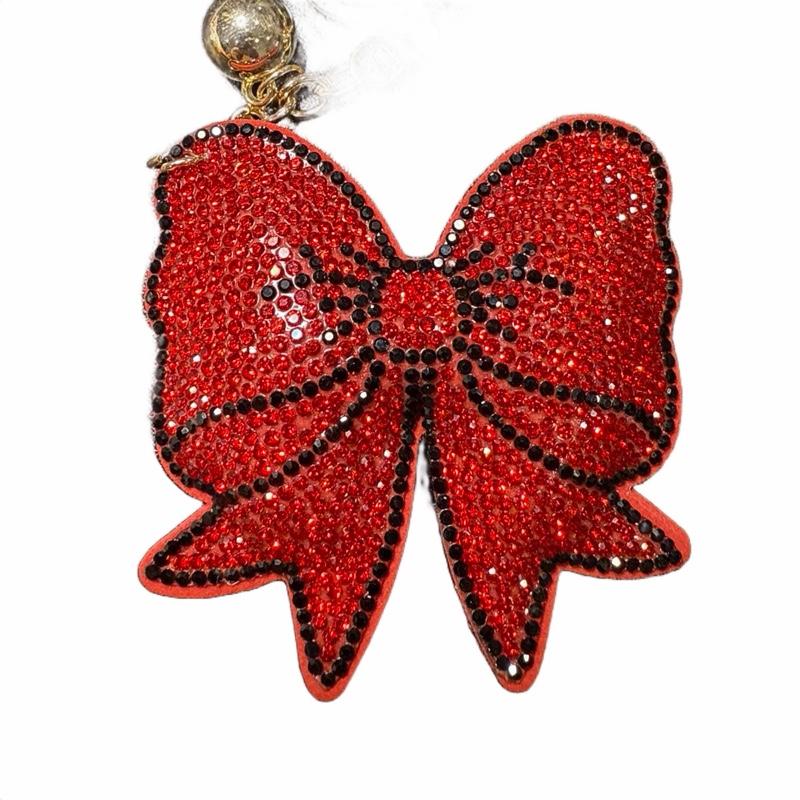 Claim Night Rhinestone Charms Bling Bling Keychains Hearts