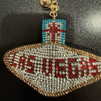 LGS Charms - Misc - Rhinestone Keychain for Zippy Bag Fashion Accessory with Tassel
