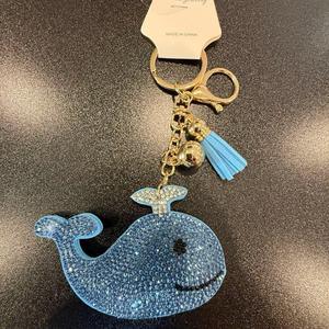 LGS Charms - Sea Life - Rhinestone Keychain Fashion Accessory with Tassel