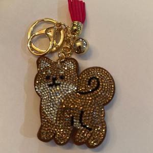 LGS Charms - Dogs & Cats - Rhinestone Keychain Fashion Accessory with Tassel