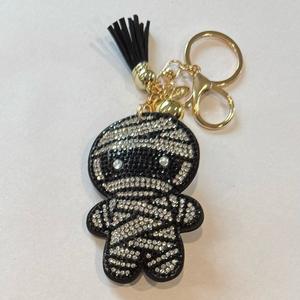 LGS Charms - Halloween and Autumn - Rhinestone Keychain for Zippy Bag Fashion Accessory with Tassel