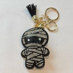 LGS Charms - Halloween and Autumn - Rhinestone Keychain for Zippy Bag Fashion Accessory with Tassel