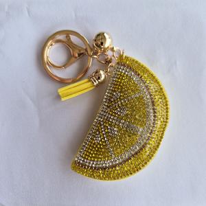 LGS Charms - Food & Drinks - Rhinestone Keychain Fashion Accessory with Tassel