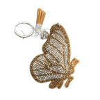 LGS Charms - Butterflies/Insects - Rhinestone Keychain Fashion Accessory with Tassel