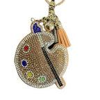 LGS Charms - Misc - Rhinestone Keychain for Zippy Bag Fashion Accessory with Tassel
