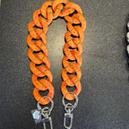 LGS Marbled Matte Bag Chains - 18”