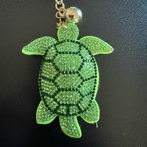 LGS Charms - Sea Life - Rhinestone Keychain Fashion Accessory with Tassel