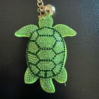 LGS Charms - Sea Life - Rhinestone Keychain Fashion Accessory with Tassel