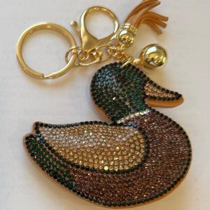 LGS Charms - Birds - Rhinestone Keychain Fashion Accessory with Tassel