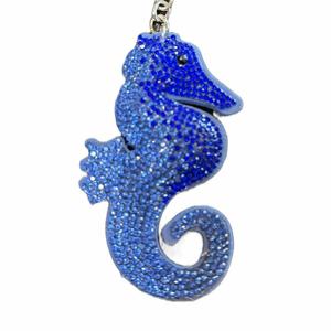 LGS Charms - Sea Life - Rhinestone Keychain Fashion Accessory with Tassel