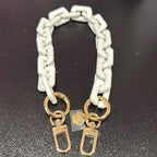 LGS Zip Links 18" Acrylic Bag Chains Purse Accessories