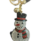 LGS Charms - Christmas - Rhinestone Keychain Fashion Accessory with Tassel