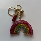 LGS Charms - Misc - Rhinestone Keychain for Zippy Bag Fashion Accessory with Tassel