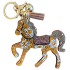 LGS Charms - Animals - Rhinestone Keychain Fashion Accessory with Tassel