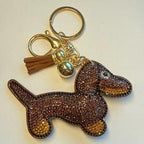 LGS Charms - Dogs & Cats - Rhinestone Keychain Fashion Accessory with Tassel