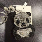 LGS Charms - Bears - Rhinestone Keychain Fashion Accessory with Tassel