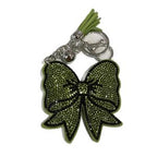 LGS Charms - Bows - Rhinestone Keychain Fashion Accessory with Tassel