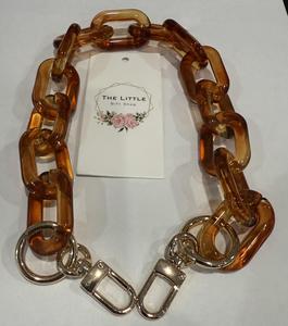 LGS Zip Loops 18" Acrylic Bag Chains Purse Accessories Purse Shoulder Straps
