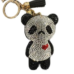 LGS Charms - Bears - Rhinestone Keychain Fashion Accessory with Tassel