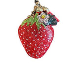 LGS Charms - Food & Drinks - Rhinestone Keychain Fashion Accessory with Tassel