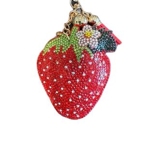 LGS Charms - Food & Drinks - Rhinestone Keychain Fashion Accessory with Tassel