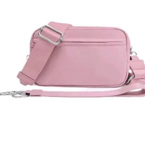 LGS 3 in 1 Wallet RFID protected - Nylon Wristlet & Crossbody Bag for Women, Fits Most Smartphones, Stylish & Versatile wallets purse Casual Lightweight Bag Checkered Pattern Bag
