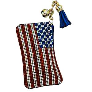 LGS Charms - Misc - Rhinestone Keychain for Zippy Bag Fashion Accessory with Tassel
