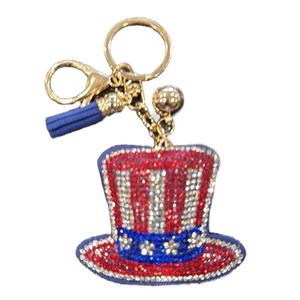LGS Charms - Misc - Rhinestone Keychain for Zippy Bag Fashion Accessory with Tassel