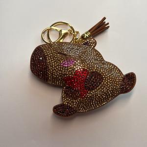 LGS Charms - Animals - Rhinestone Keychain Fashion Accessory with Tassel
