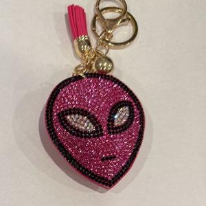 LGS Charms - Misc - Rhinestone Keychain for Zippy Bag Fashion Accessory with Tassel