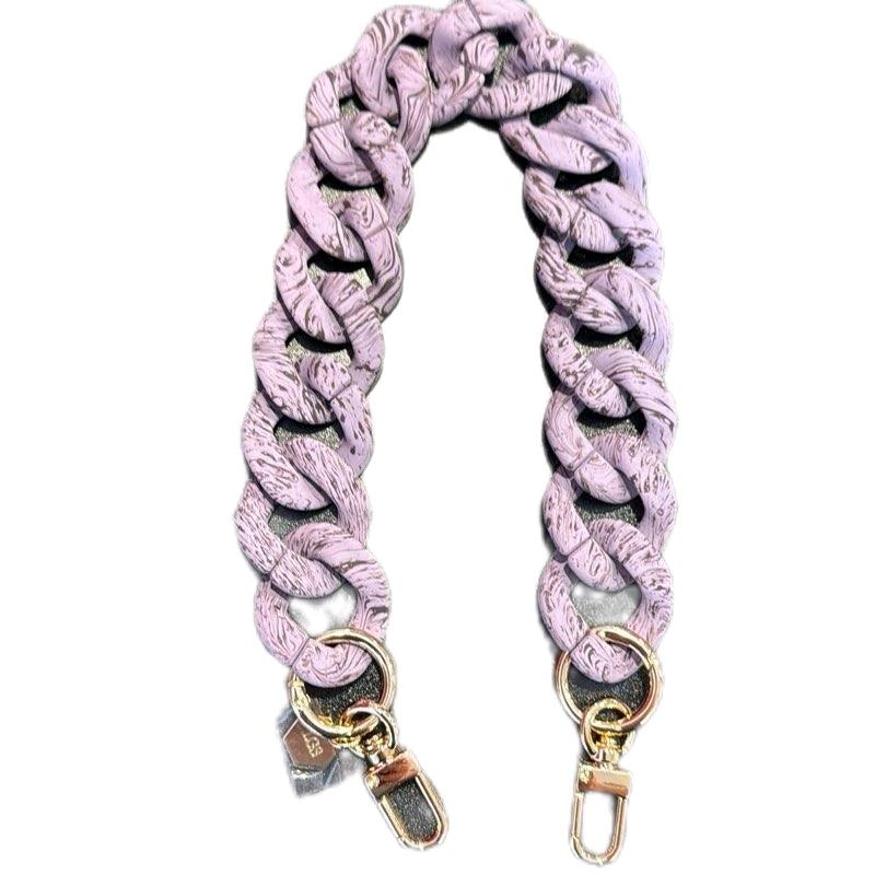 LGS Marbled Matte Bag Chains - 18”