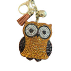 LGS Charms - Animals - Rhinestone Keychain Fashion Accessory with Tassel