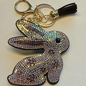 LGS Charms - Animals - Rhinestone Keychain Fashion Accessory with Tassel