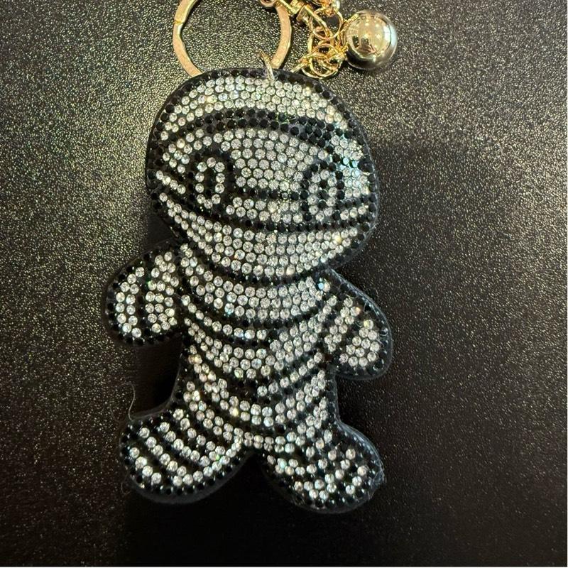 LGS Charms - Halloween and Autumn - Rhinestone Keychain for Zippy Bag Fashion Accessory with Tassel